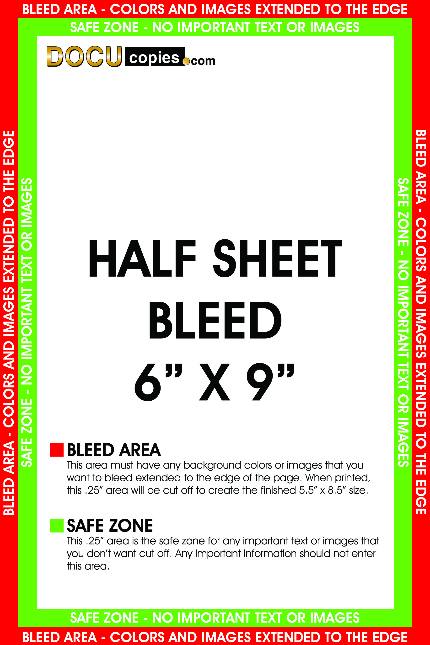 5X7 Bleed Template